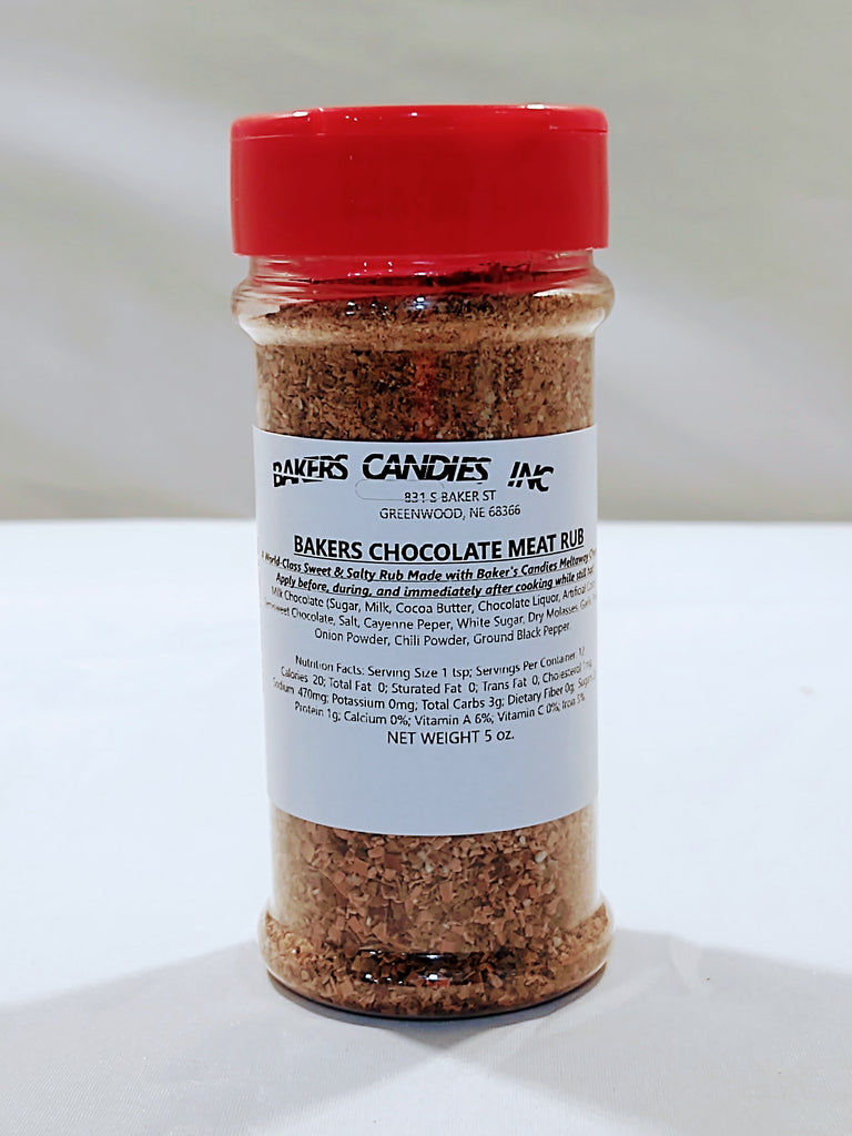 Bakers Chocolate Meat Rub 5oz